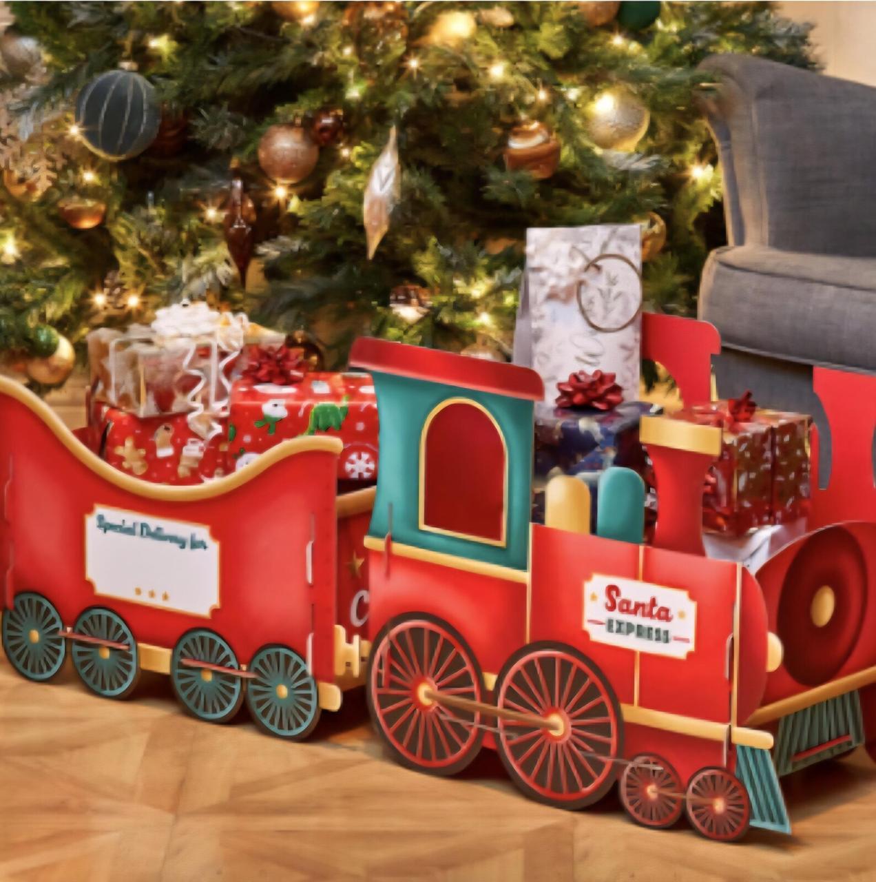 Santa Christmas Gifts Train