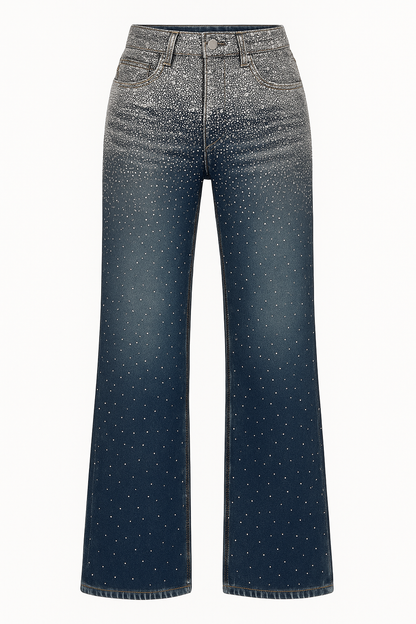 Sparkling Rhinestone Jeans