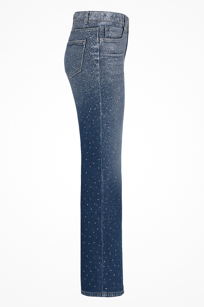 Sparkling Rhinestone Jeans