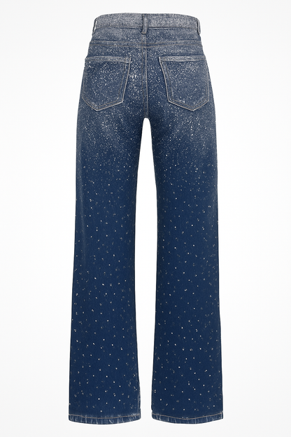Sparkling Rhinestone Jeans