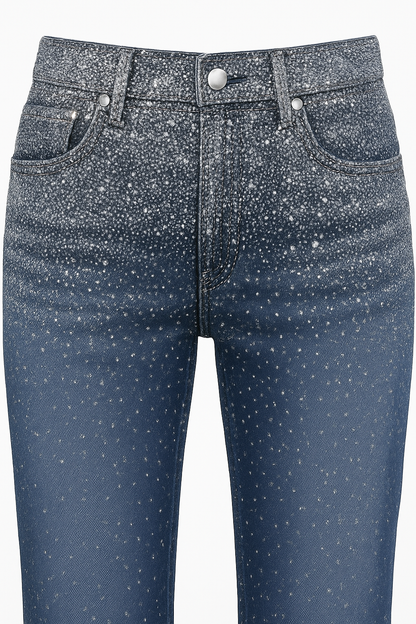 Sparkling Rhinestone Jeans